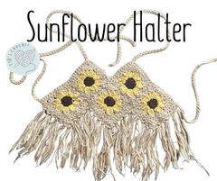 Sunflower Halter Top